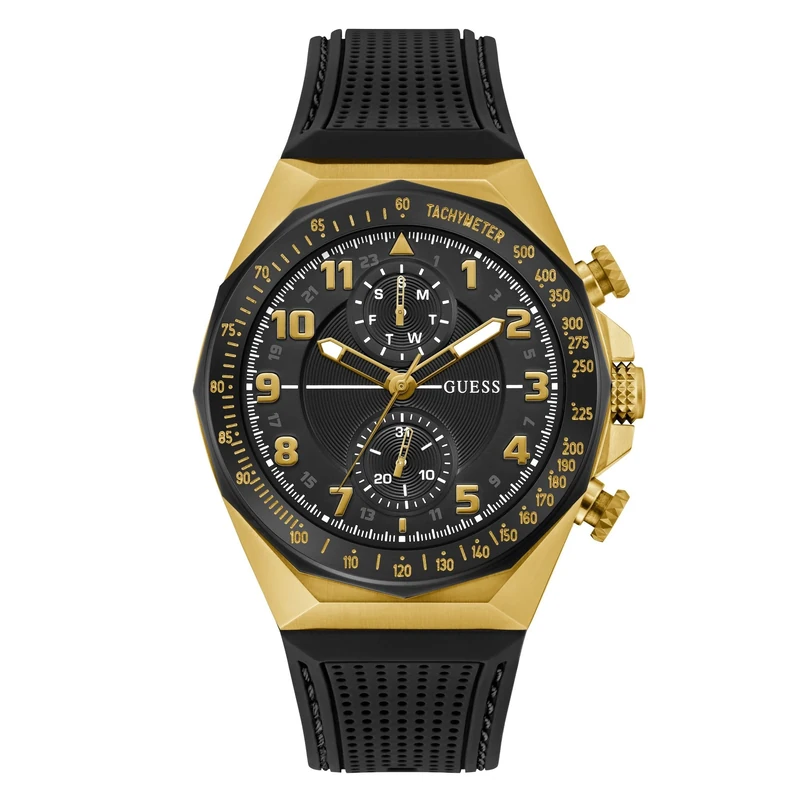 RELOJ GUESS - D1 Cuarzo / 5 ATM Color esfera: Negro Tamaño de la caja: 46,00
