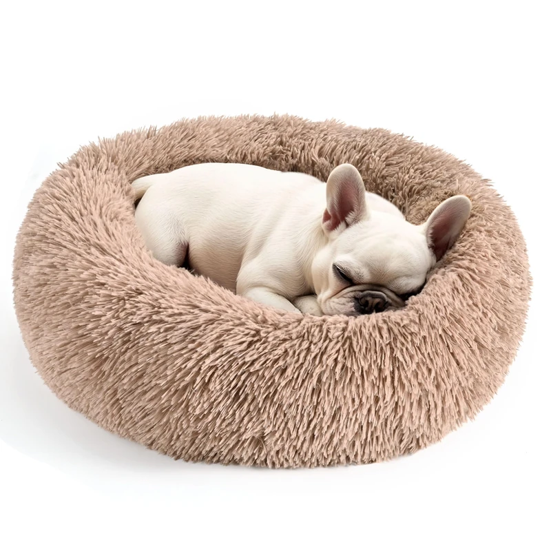 Dog Beds Large Sized Dog and Cats, 32in Pet Beds for Large Pet, Washable Indestructible Extra Large (Camel)