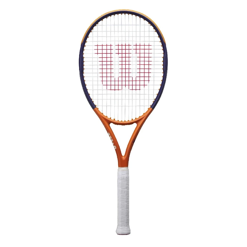 Wilson Roland-Garros Equipe Tennis Racket, 4-1/4" (2), Navy/White, Navy/White