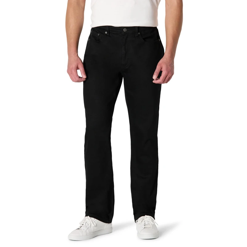 Amazon Essentials Men's Low-Stretch Straight-Fit Jeans, Black, 42WX28L