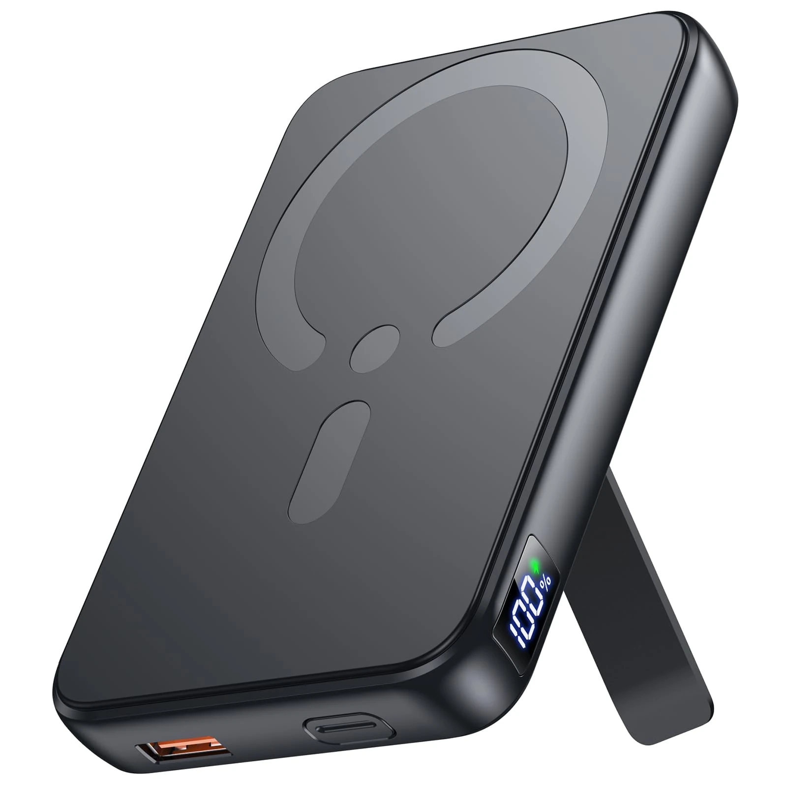 For Magsafe Power Bank, Portable Charger 12000mAh, 22.5W Fast Charging Battery Pack with USB-C Input & Output, LED Display for iPhone 17/16/15/14/13/12 Pro/Pro Max