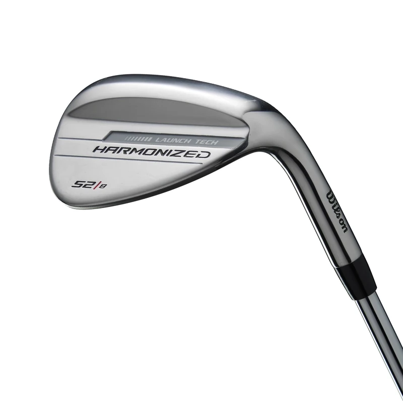 Wilson Harmonized Wedge, Provides a Forgiving Sweet Spot, With an Intuitive Design, 52° Loft, Left-Handed, Made from Alloy Steel, Colour: Silver/Black