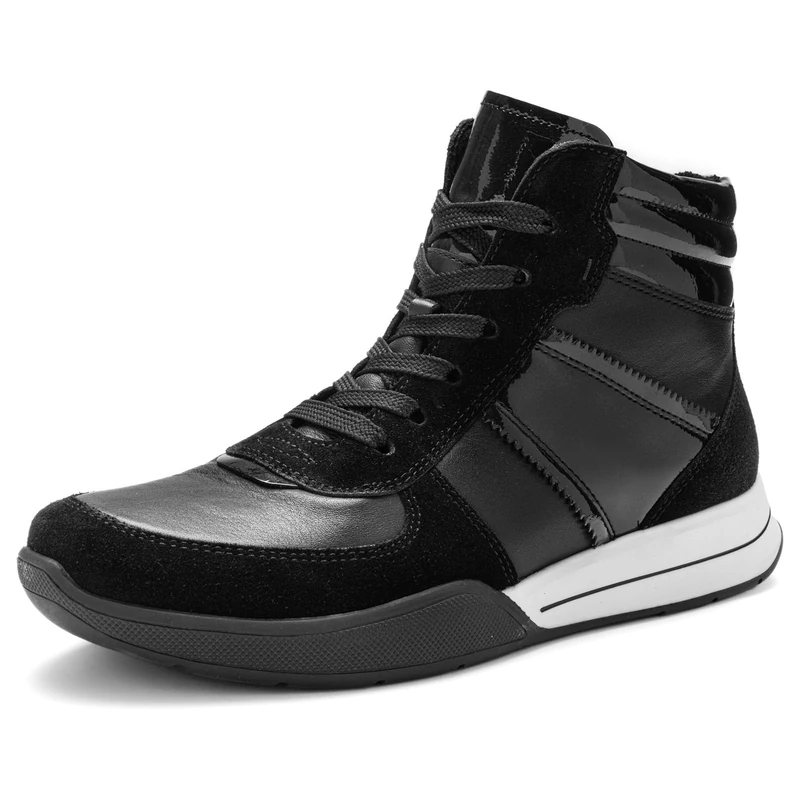 ARA Women's Monza Sneaker, Black, 8.5 UK