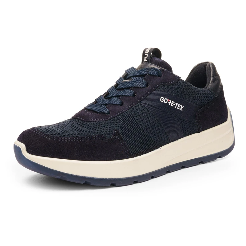 ARA Women's New York Sneaker, Blue, 4 UK