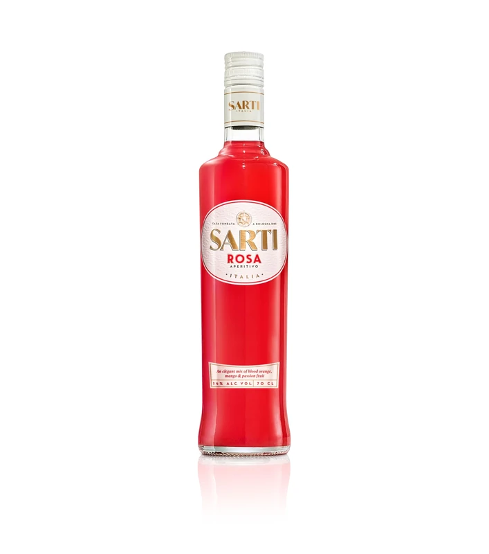 Sarti Rosa | Premium Fruit Liqueur from Italy – Perfect as a Spritz mixed with Prosecco and Soda | 14% ABV | 70cl