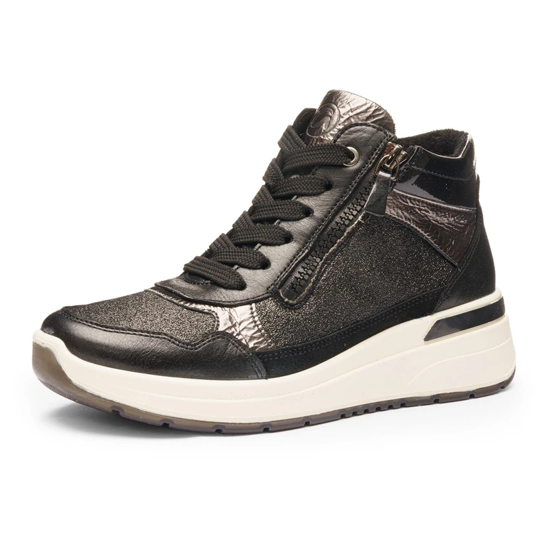 ARA Garda Trainers Black Steel, Black Steel, 40 EU Weit