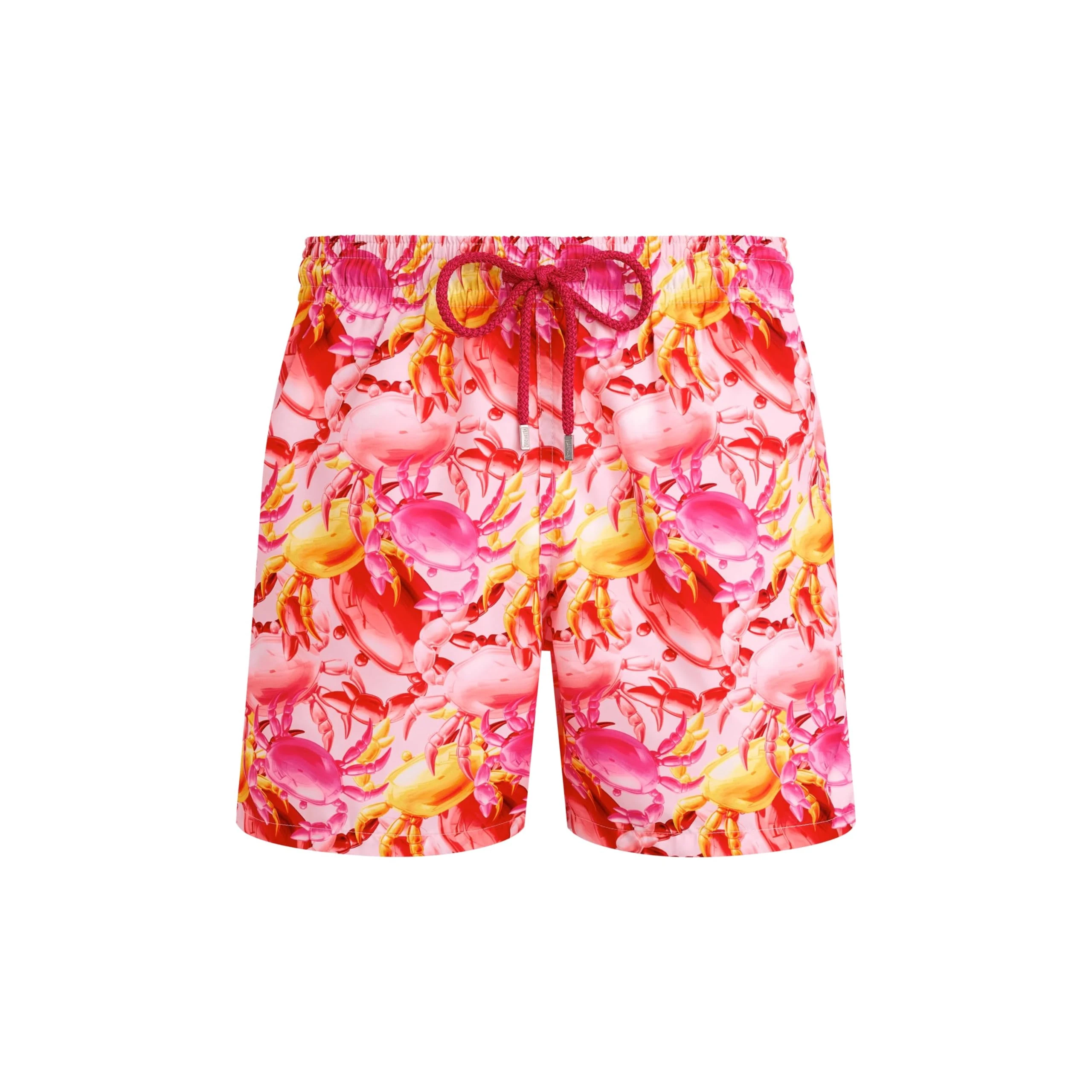 Vilebrequin, Ultra-Light and Packable Swim Shorts Crab Balloons, L, Peony