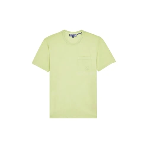 Vilebrequin, Solid Organic Cotton T-Shirt Natural Colors, L, Macaroon