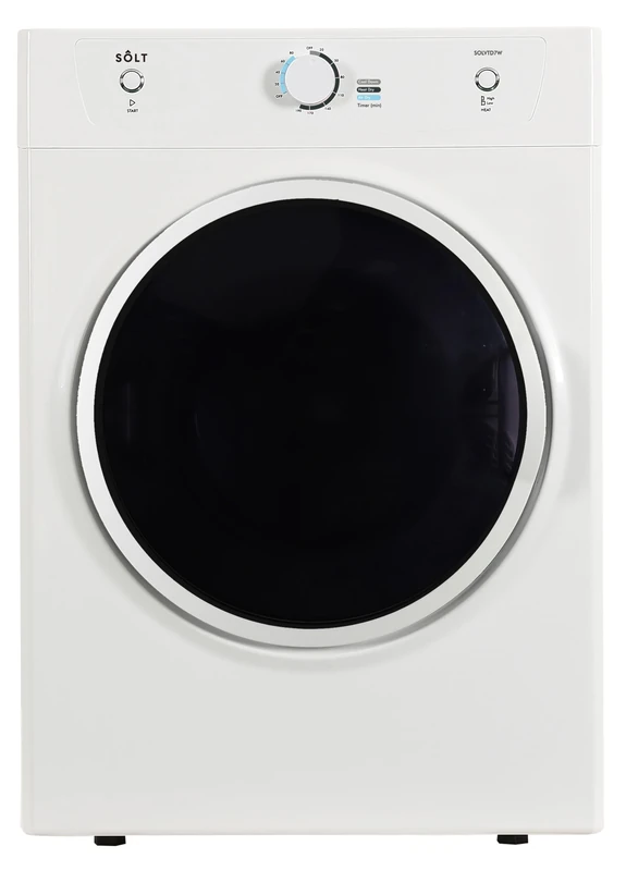 Solt SOLVTD7W 7kg Vented Dryer - 15 Programs, Reverse Tumble, Compact