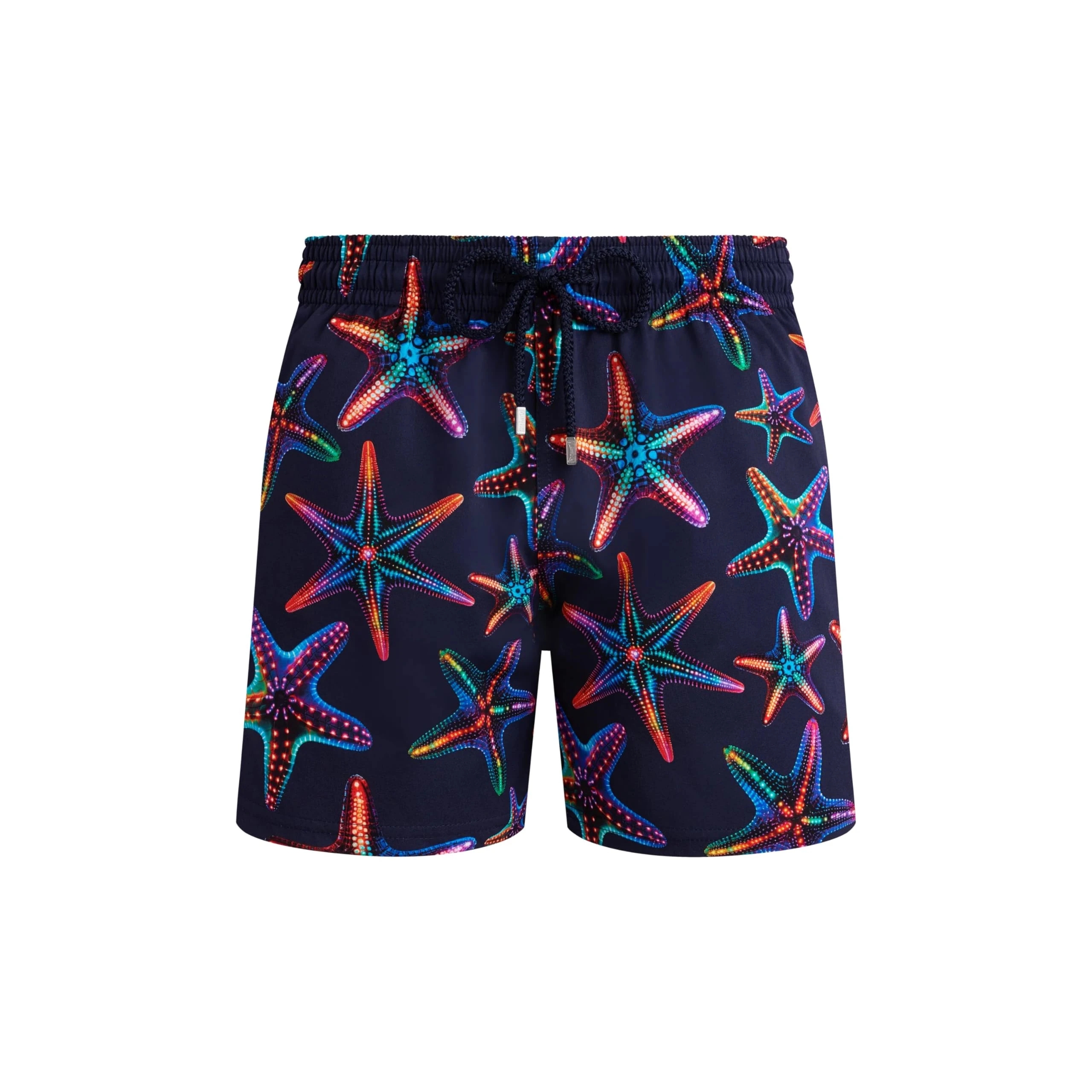 Vilebrequin, Stretch Short Swim Shorts Disco Stars, M, Navy