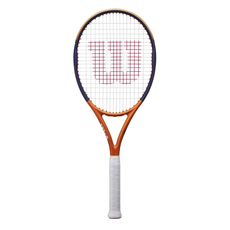 Wilson Roland-Garros Equipe Tennis Racket, Navy/White, 4-3/8" (3)