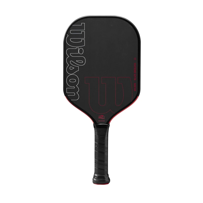 Wilson Blaze Edgeless 13 Pickleball Padel Racket, Sleek Design and Optimised Feedback, Enhanced Handle Durability With Uniform Feel and Expanded Sweet Spot, Colour: Black/Red, Size: 2
