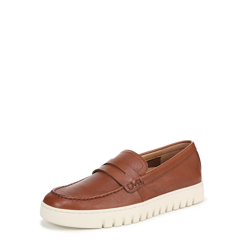 Vionic Men's M Uptown Loafer, Tan Brown Leather, 8 UK - Image 1