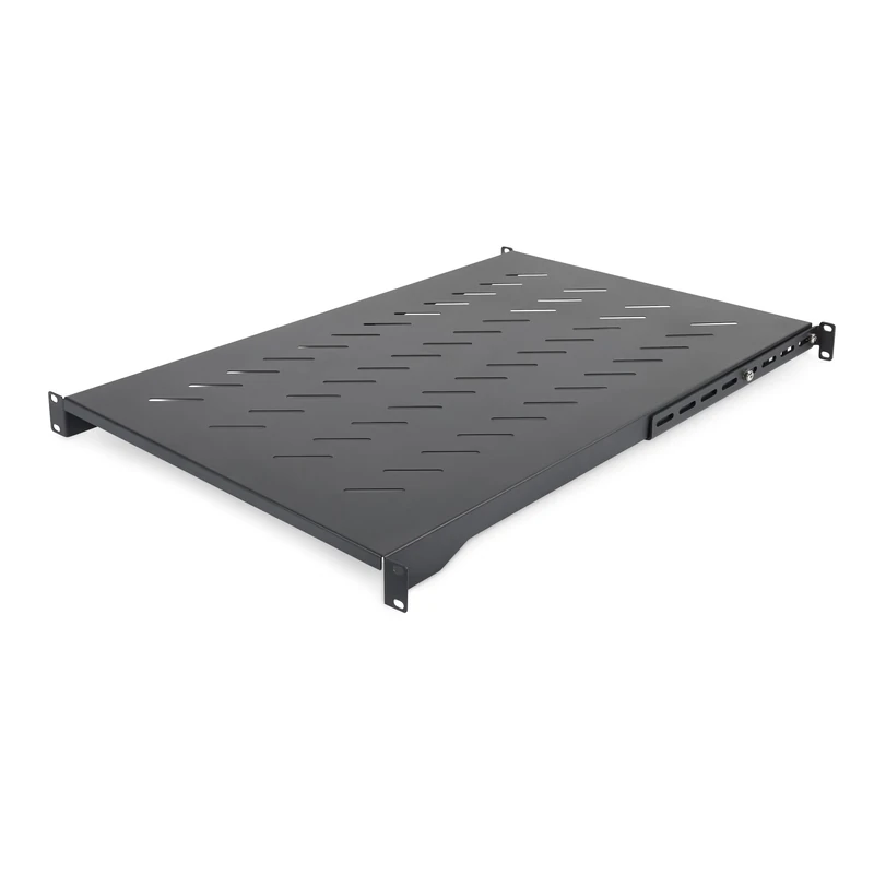 StarTech.com 1U 4-Post Server Rack Shelf, Vented, Adjustable Mounting Depth (28-34.4in/71.1-87.3cm), 150lb (68kg) Capacity