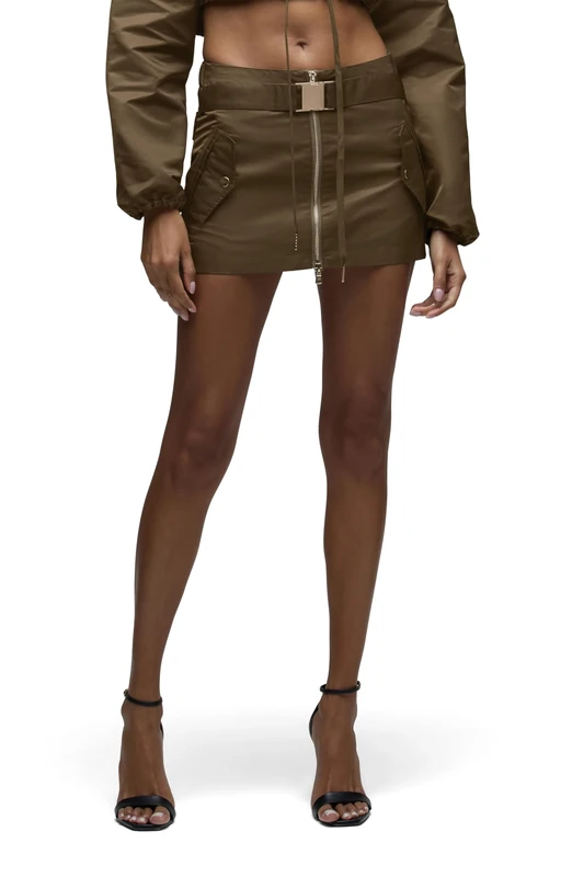 HUDSON Women's Brooks Nader The Micreaux Mini Skirt, Basin, 30