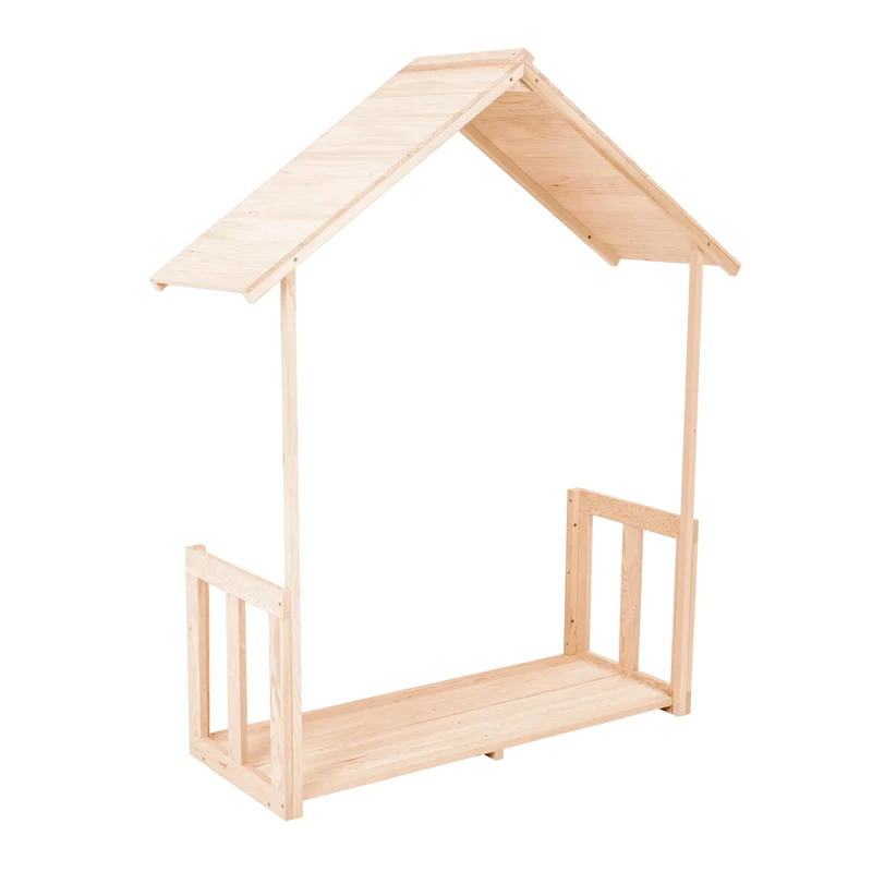 TP Playhouse Wooden Verandah Pack, FSC Certified Wood, Easy to Build, Expands Play Space, Fits TP Buttercup Cottage Playhouse, Outdoor Fun for Ages 2+