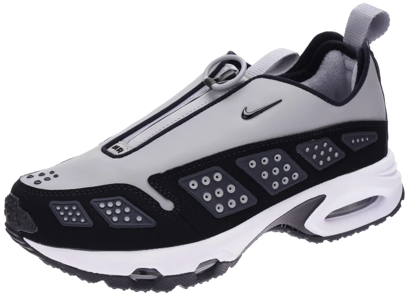 NIKE Women's Air Max SNDR Sneaker, Silver Black White Anthracite, 11.5 UK