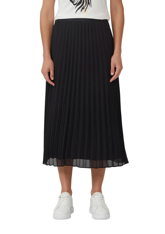 s.Oliver Schwarz LABEL midi Skirt, 9999, 38 cm