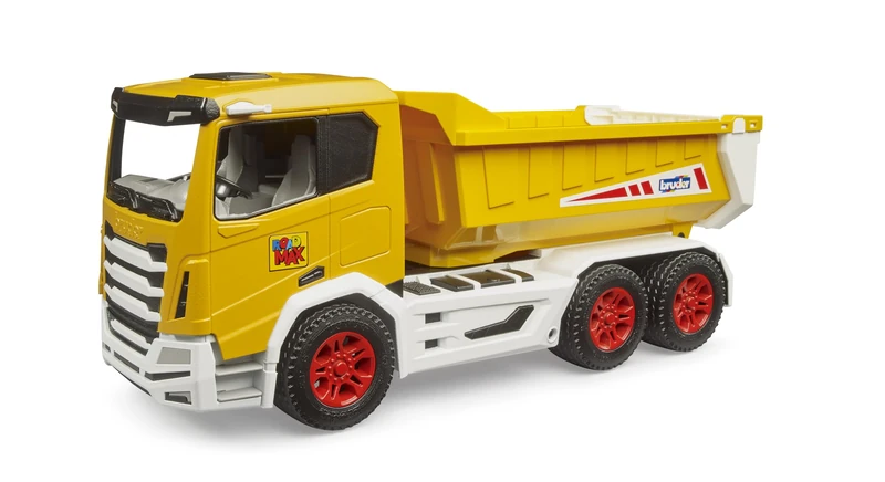 Bruder 03470 Roadmax Series Dump Truck – Durable 1:16 Construction Site Vehicle Toy for Ages 2+