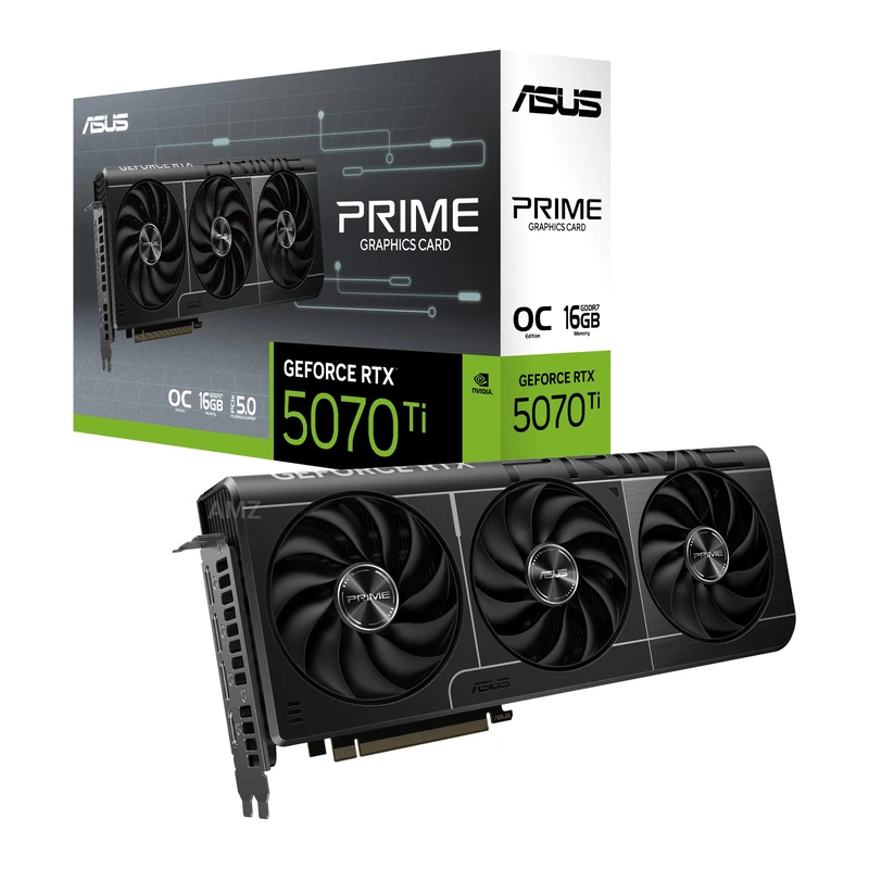 ASUS NVIDIA GeForce RTX 5070Ti Video Card 16GB GDDR7 PCI Express 5.0 / PRIME-RTX5070TI-O16G