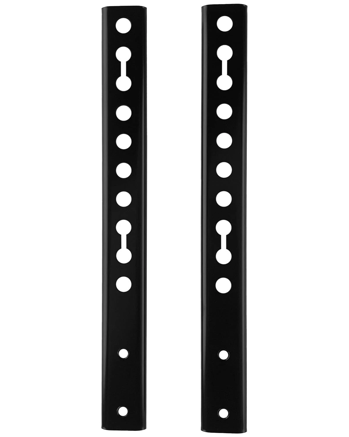 JEMACHE Vertical VESA Extender Plate Bracket Kit Designed for Low VESA Pattern Fits TV Ceiling Mounts (Black)