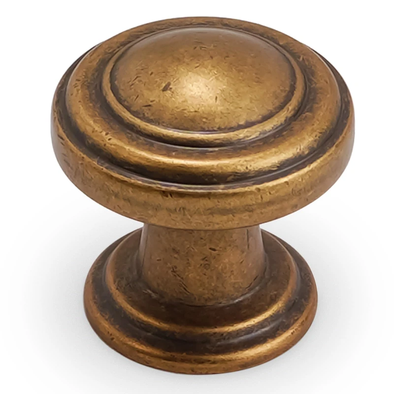 POVEFONK 30 Pack Antique Brass Kitchen Cabinet Knobs Vintage Drawer Knobs Aged Bronze Kitchen Cabinet Hardware Zinc Alloy Handles Dresser Handles