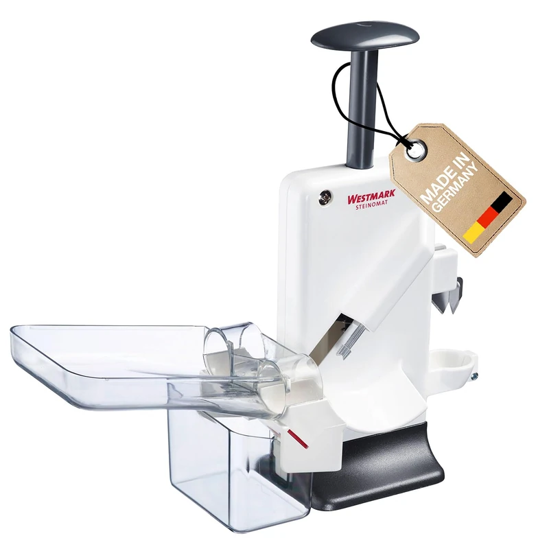 Westmark Double Stoner & Plum Stoner Steinomat – Turbo Preserving aid for Cherries, Plums & co – Black Edition, Anthracite