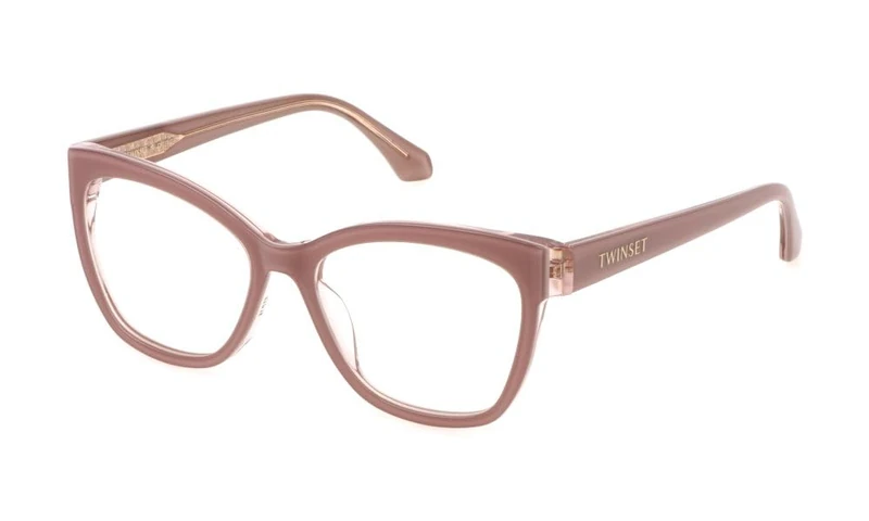 TWINSET Vtw050 Reading Glasses, Shiny Transparent Pink, One Size