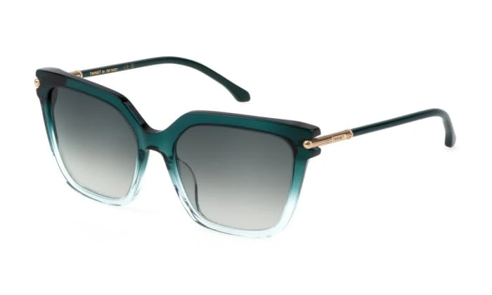 TWINSET SUNGLASSES MAT: Cellulose acetate_C: GRAD.GREEN D: 140x17 / Female
