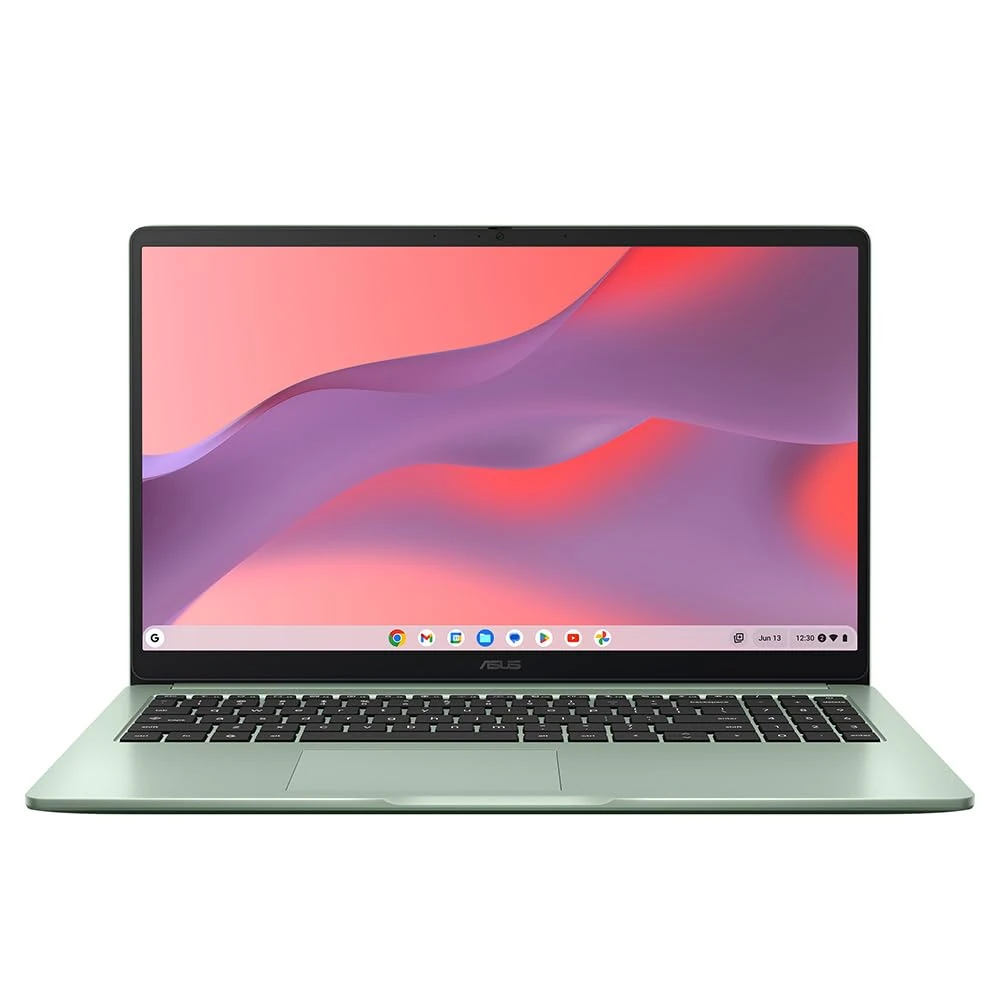 ASUS Chromebook 15 CX1505CKA Laptop | 15.6" Full HD Screen | Intel Celeron N4500 Processor | 4GB RAM | 64GB eMMC Storage | Google Chrome OS | Misty Green | Amazon Exclusive