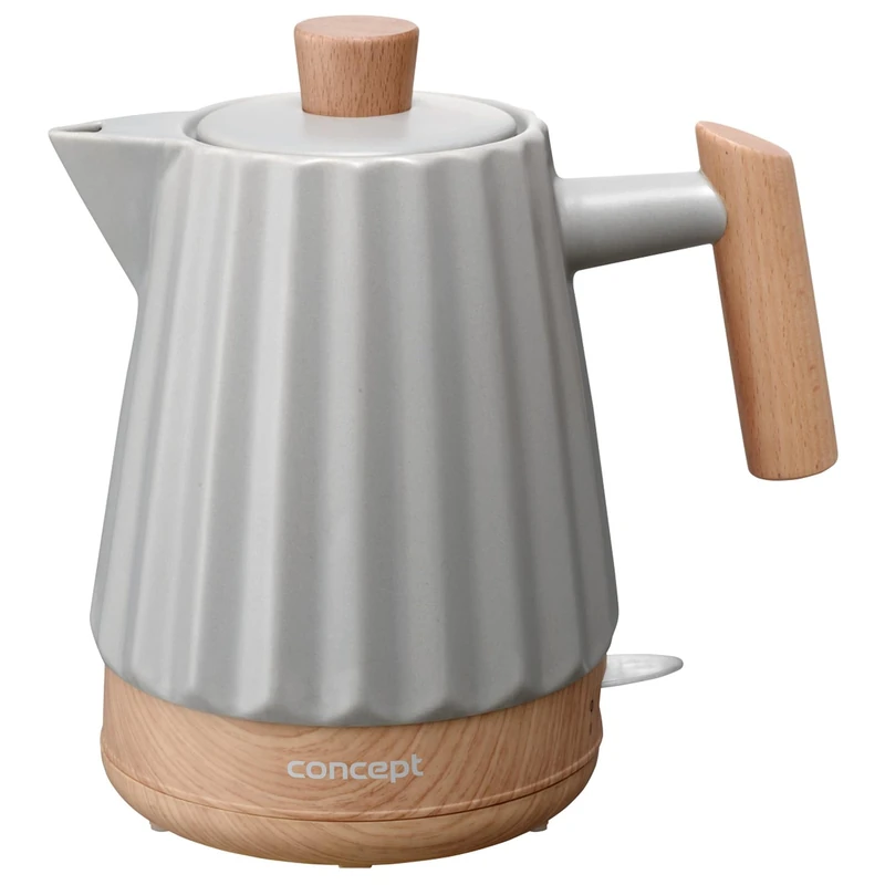 Concept RK0091 1.5 Litre Ceramic Kettle Light Grey