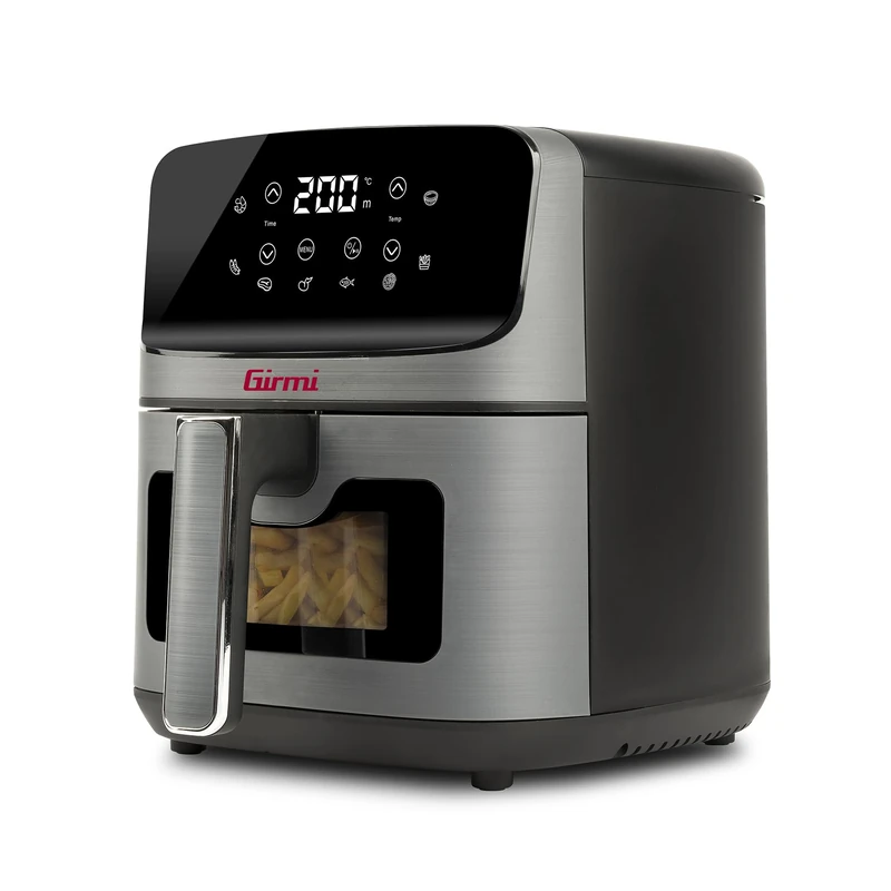 Girmi FG27 Air Fryer - 4.2L Digital 1400W Fryer with 8 Programs