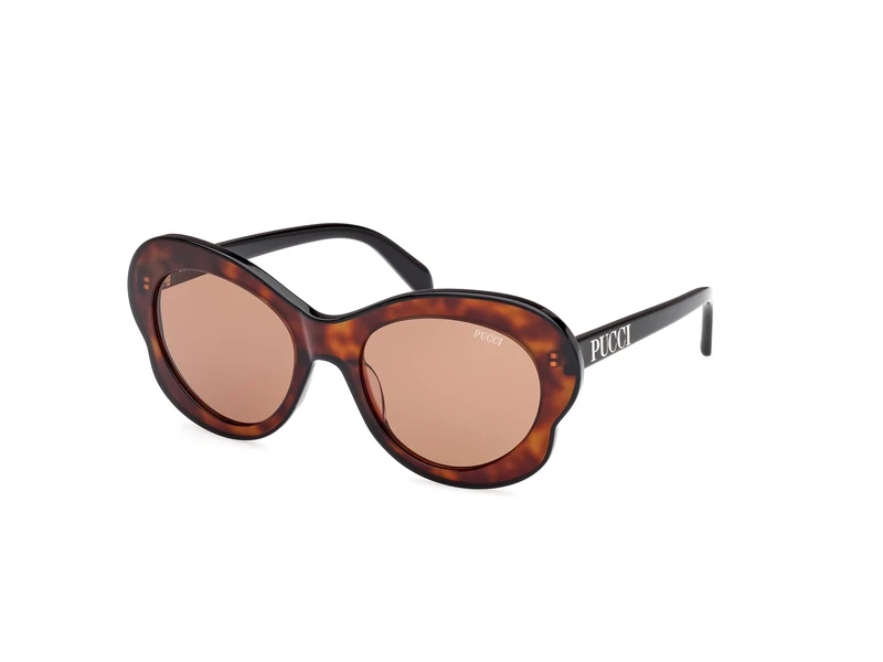 Emilio Pucci Ep0221 Sunglasses, Havana/Other, 54/20/140