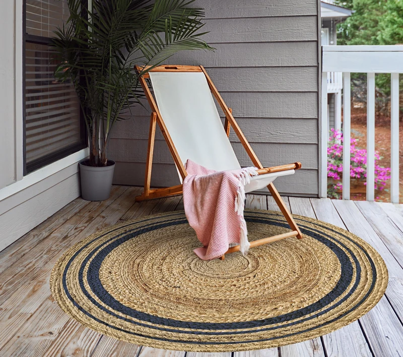 VINILIKO Carpet, High Strength Vinyl and Phthalate Free 2.8 mm, Blue, [Diam] 100