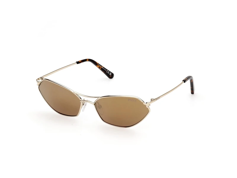 GAFAS PUCCI-EP0224 C: gold 60x16x37,2x140