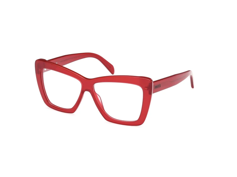 Emilio Pucci Ep5260 Lunettes de Soleil, Shiny red, 56