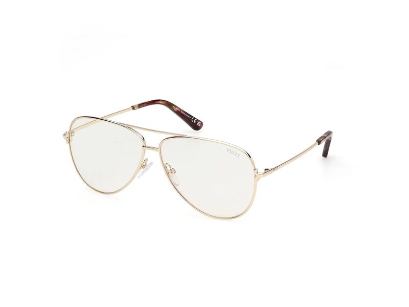 Emilio Pucci Ep0229 Sunglasses, Pale Gold, 60/11/140