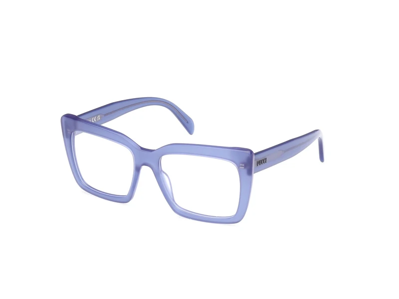 Emilio Pucci Ep5261 Lunettes de Soleil, Shiny Blue, 54