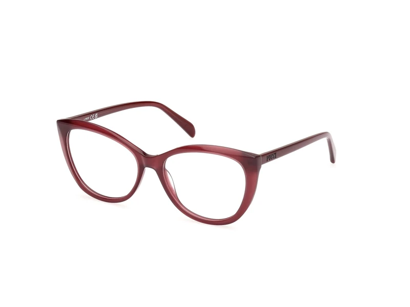 Emilio Pucci Ep5249 Lunettes de Soleil, Shiny Bordeaux, 55