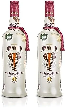 Amarula Vegan Liqueur 70cl | Plant Based, Dairy Free, Gluten Free and Nut Free Liqueur (Pack of 2)