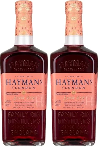 Hayman’s Sloe Gin 70cl | Master Award Winning Sloe Gin | Wild Sloe Berries Steeped In Our Classic London Dry Gin | 26% ABV (Pack of 2)