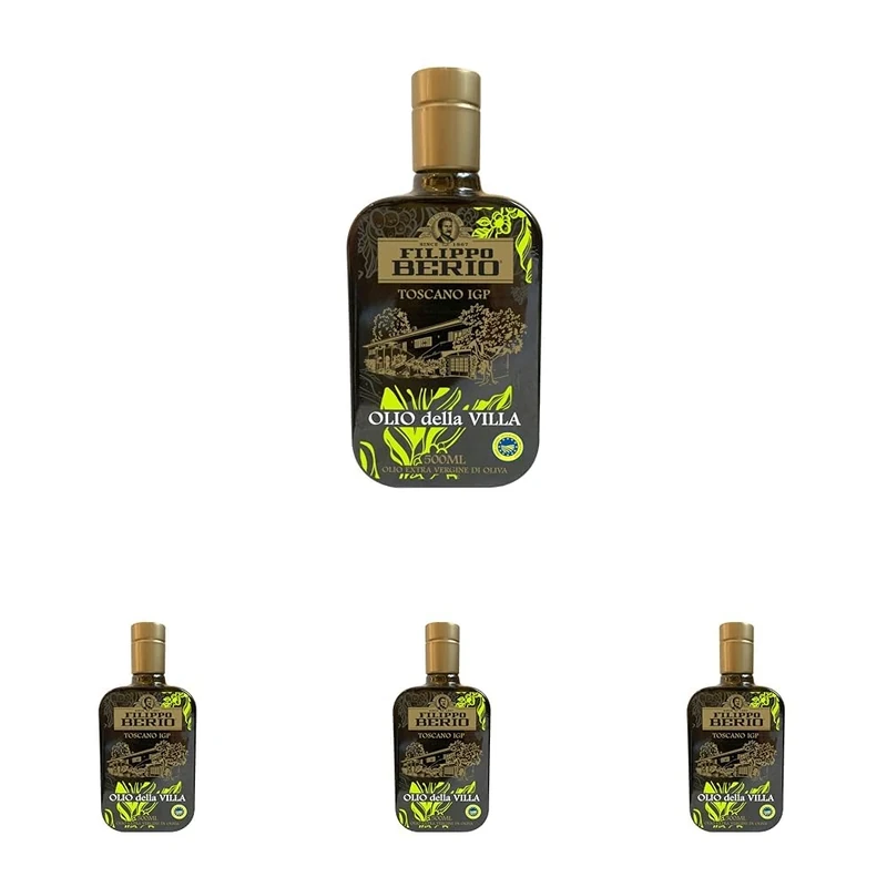 Filippo Berio Villa Berio Extra Virgin Olive Oil 500ml (Pack of 4)