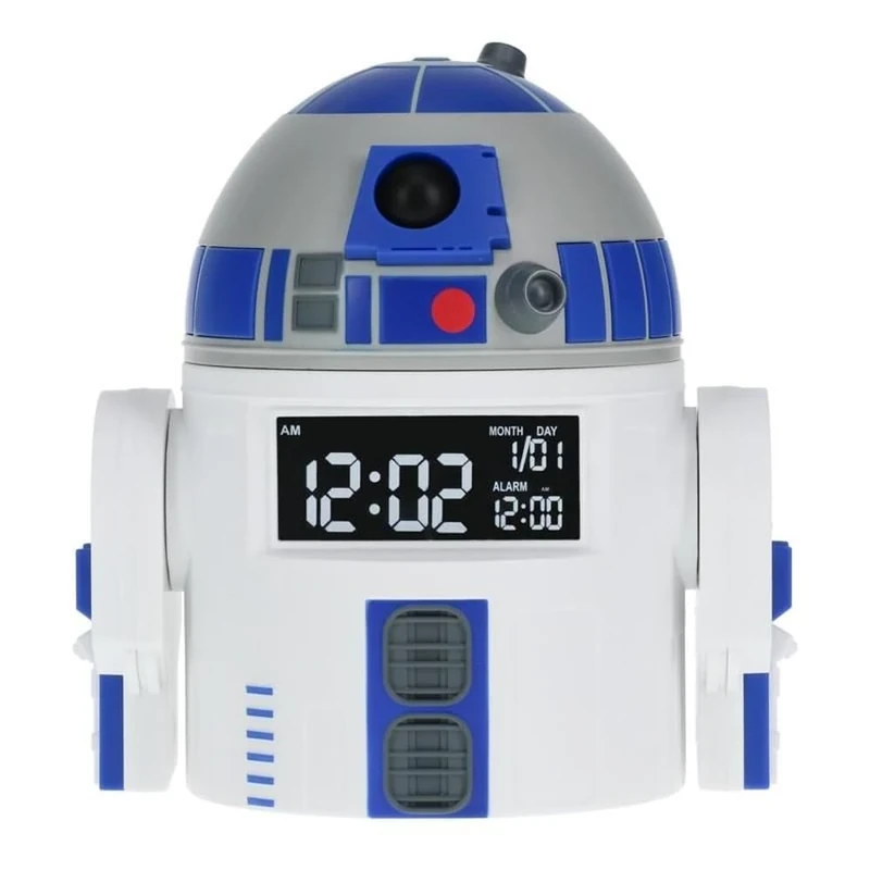 Paladone R2-D2 R2D2 Alarm Clock - Officially Licensed Star Wars Merchandise Sounds, Perfect Decor for Star Wars Fans with Wake Up Timer, Powered by USB (Pack of 6)