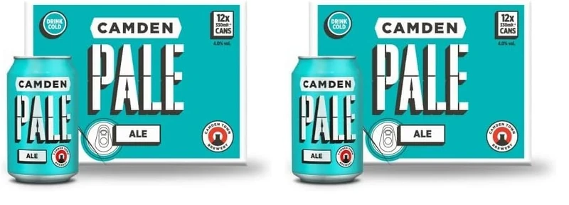 Camden Town Brewery Pale Ale 12x330ml can (Pack of 2)