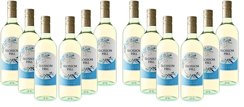Blossom Hill White Wine, 75cl, (Case of 6) (Pack of 2)