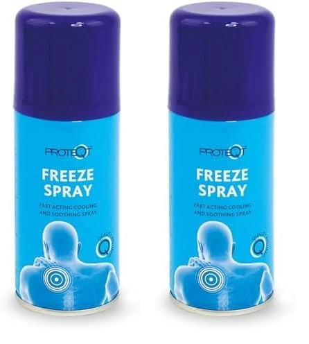 Reliance Medical Freeze Spray 150ml - Fast Acting Pain Relief, Instant Cooling and Soothing - Handy (Packaging may vary) (Pack of 2)