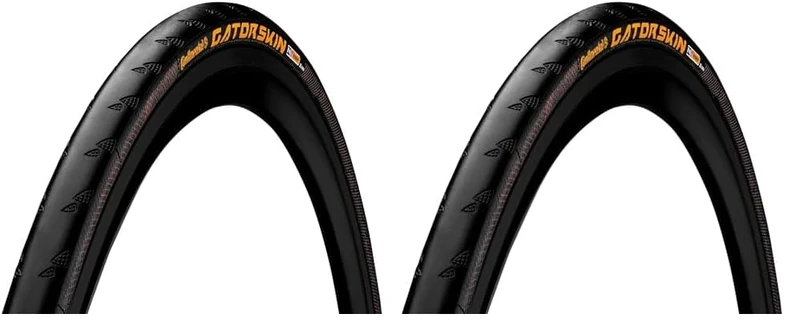 Continental Ultra GatorSkin 700 x 25C DuraSkin Tyre, Black (Pack of 2)