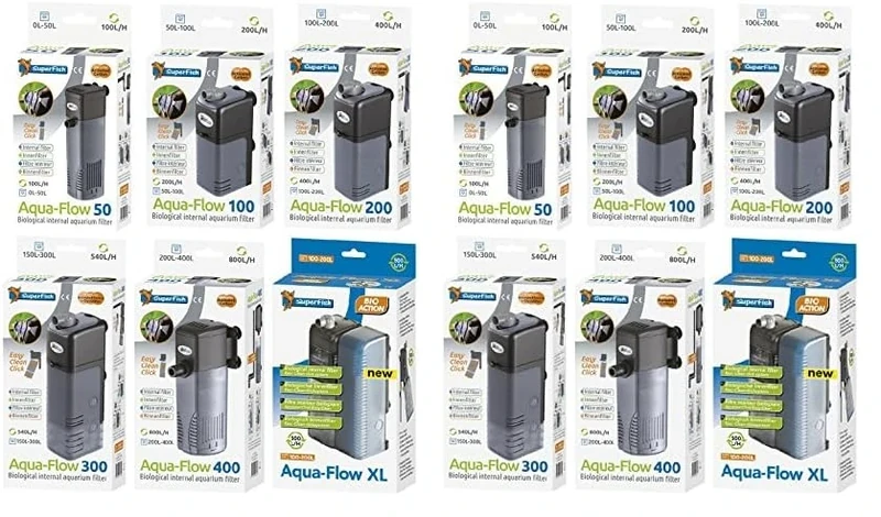 Superfish Aqua Flow 400 Filter 800L/H (Pack of 2)