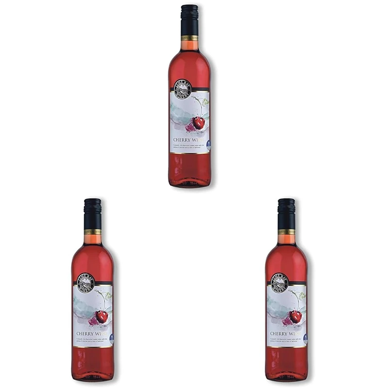 The Lyme Bay Winery Cherry Wine 75cl (Pack of 3) - Image 1