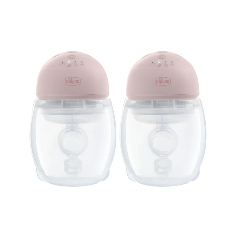 Chicco Portable Wearable Electric Breast Pump, All in One Baby Milk Puller, Compact and Discreet, 3 Modes and 10 Levels